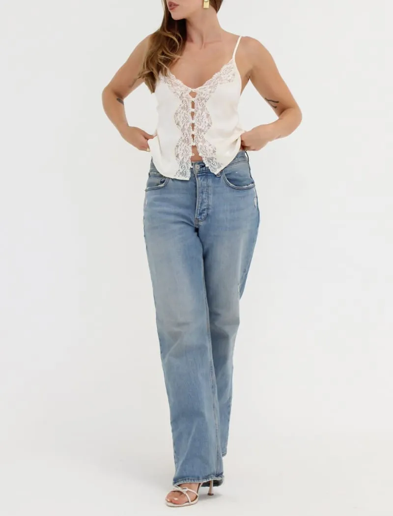 Chantilly Tank | Ivory sold by Rumored product image thumbnail 3