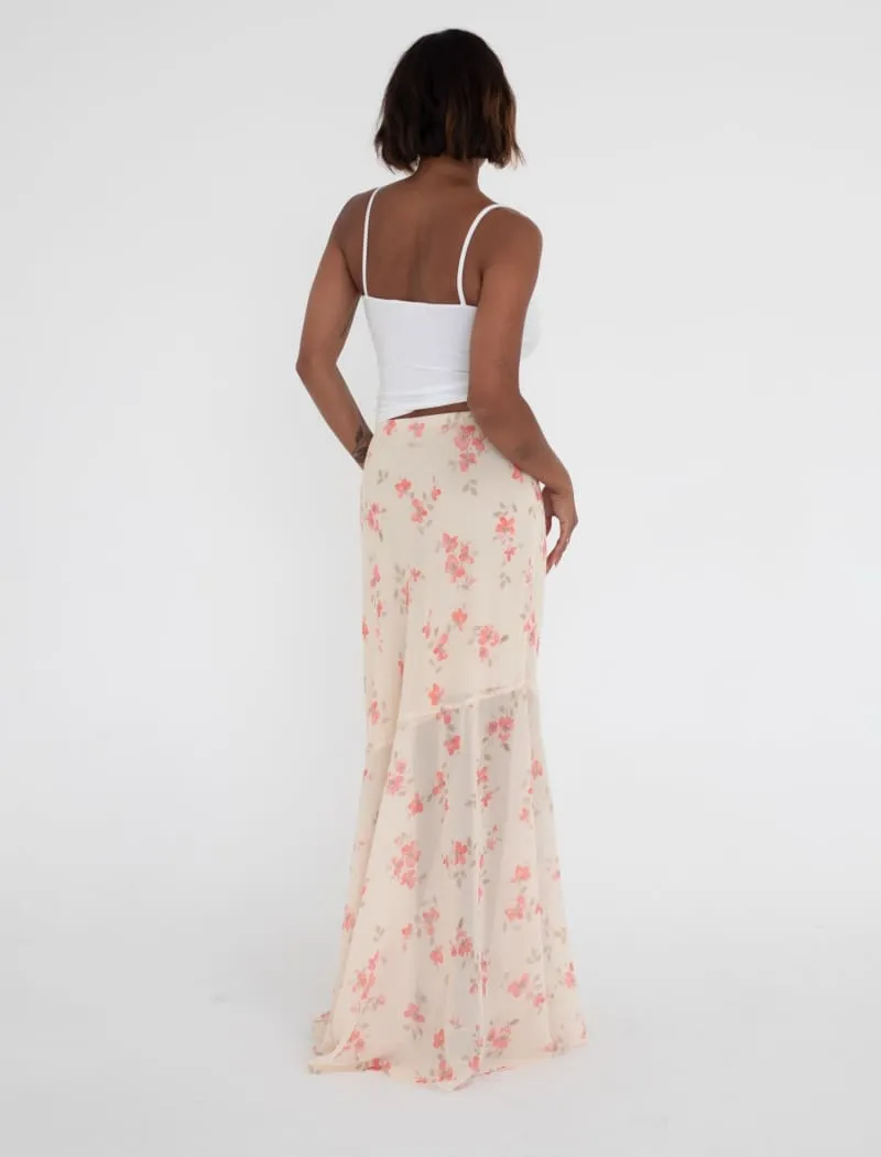 Santeria Maxi Skirt | Whisper Floral sold by Rumored product image thumbnail 5