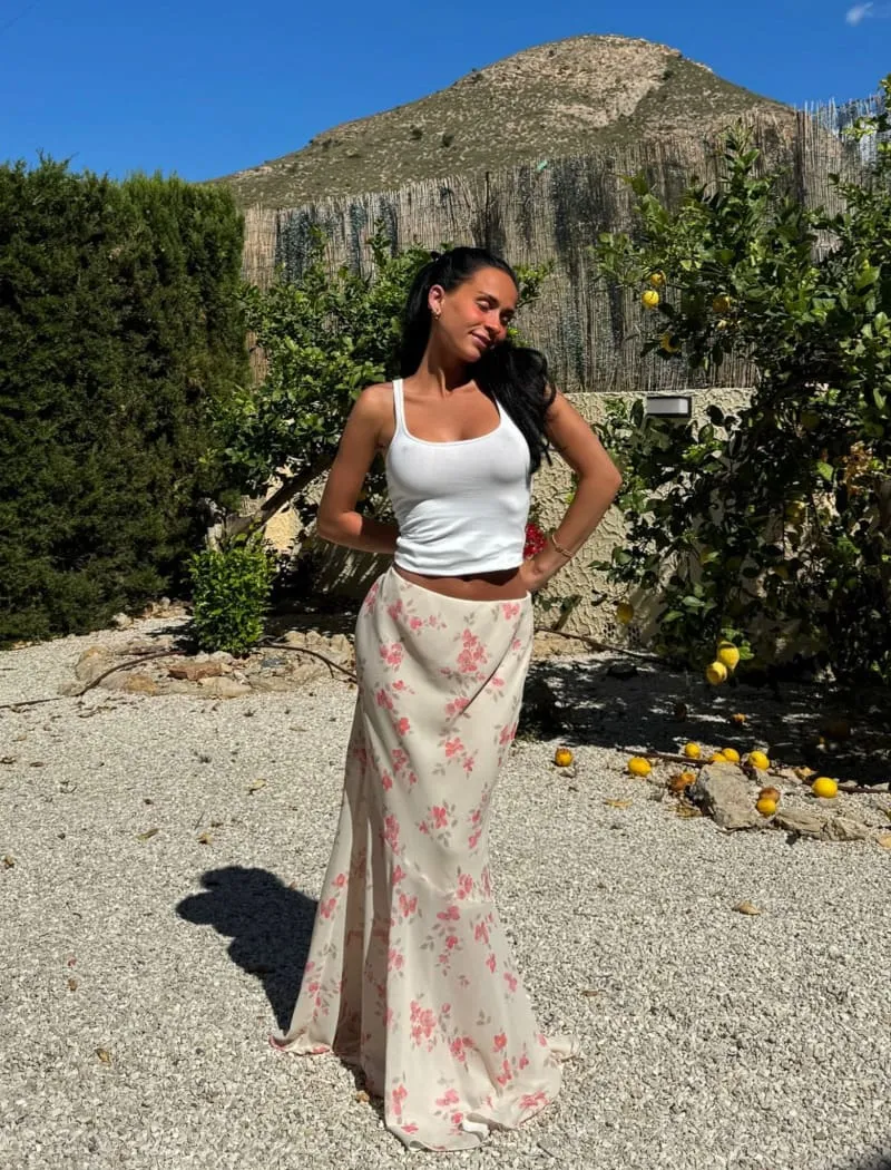 Santeria Maxi Skirt | Whisper Floral sold by Rumored product image thumbnail 3