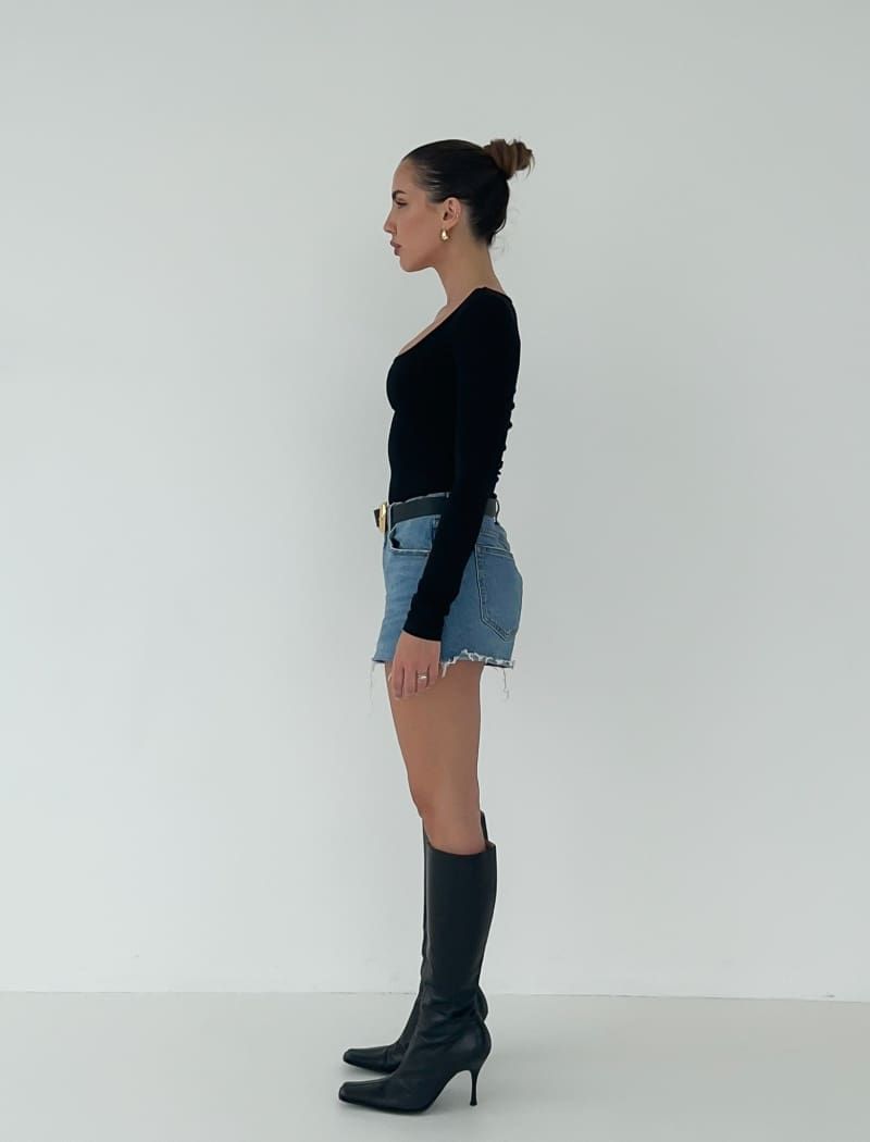 Prima Long Sleeve Top | Black sold by Rumored product image thumbnail 6