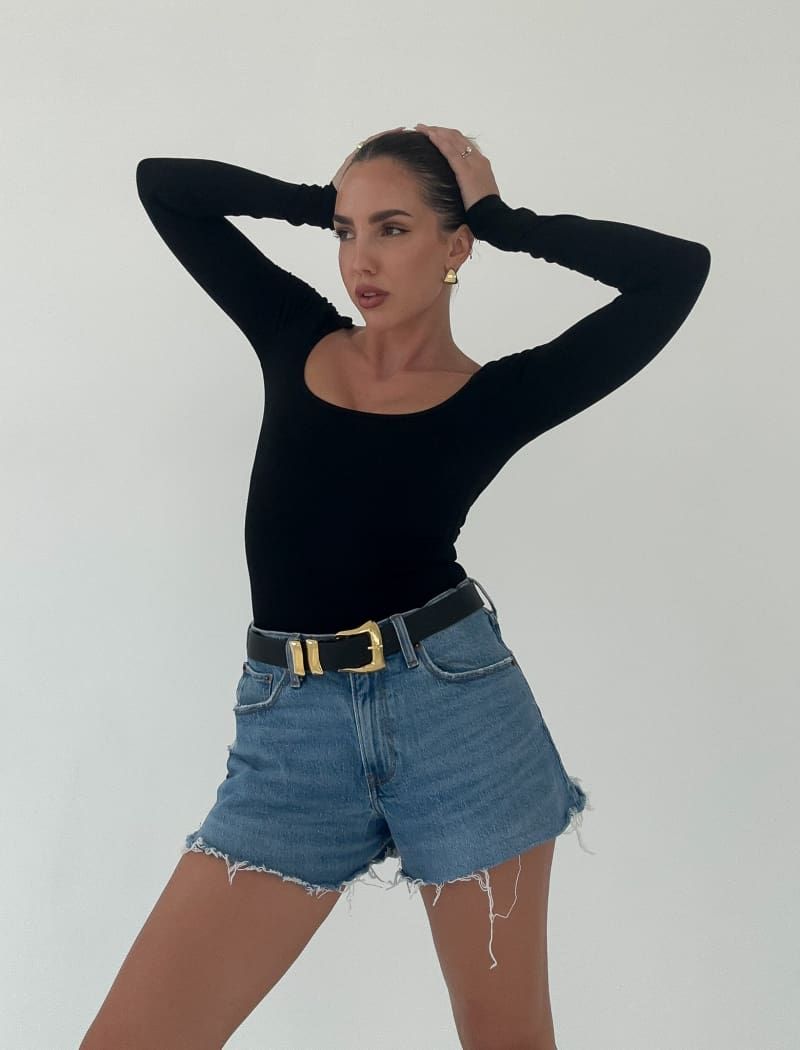 Prima Long Sleeve Top | Black sold by Rumored product image thumbnail 4