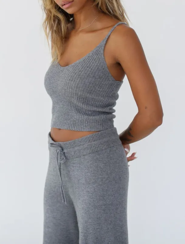 Vail Tank | Charcoal Heather sold by Rumored