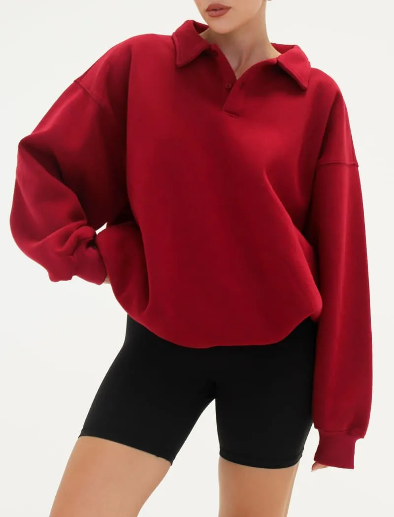 Airport Sweatshirt | Merlot sold by Rumored