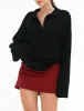 Delancey Sweater | Black sold by Rumored