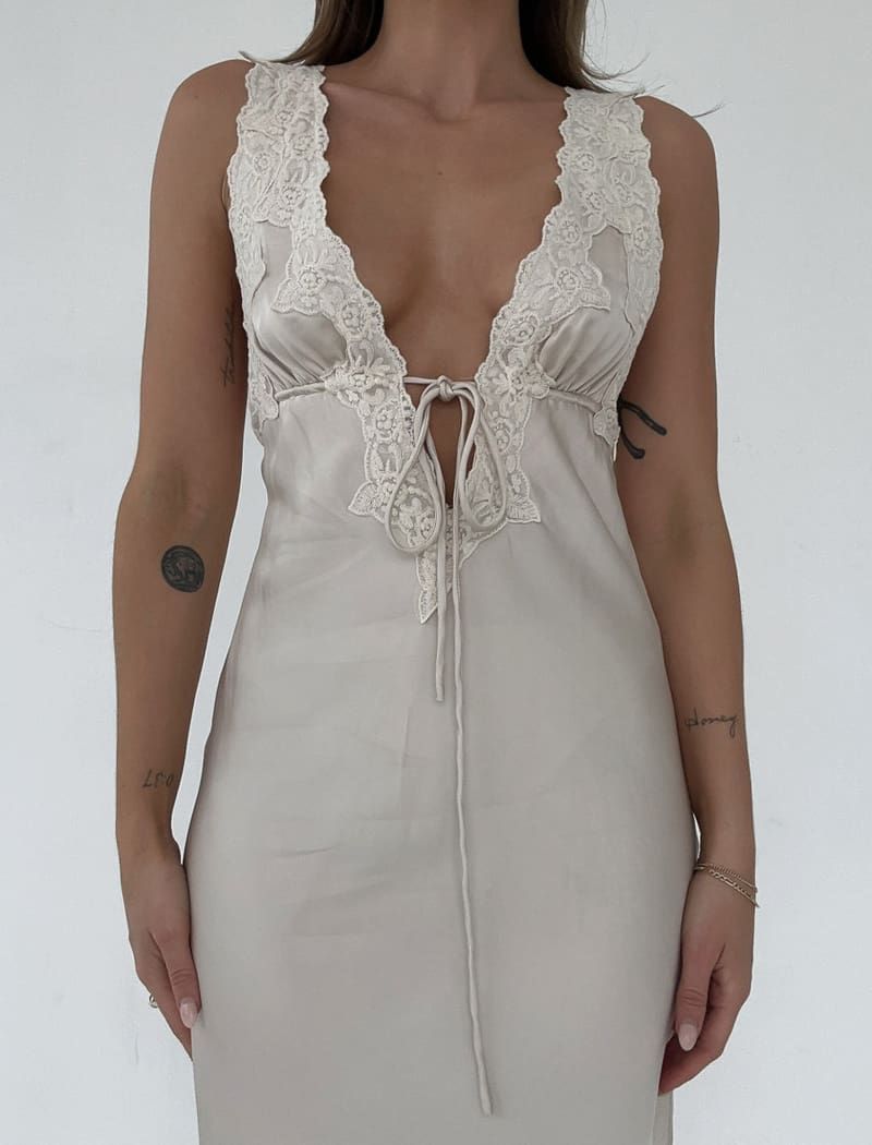 Venice Maxi Dress | Dove sold by Rumored product image thumbnail 3