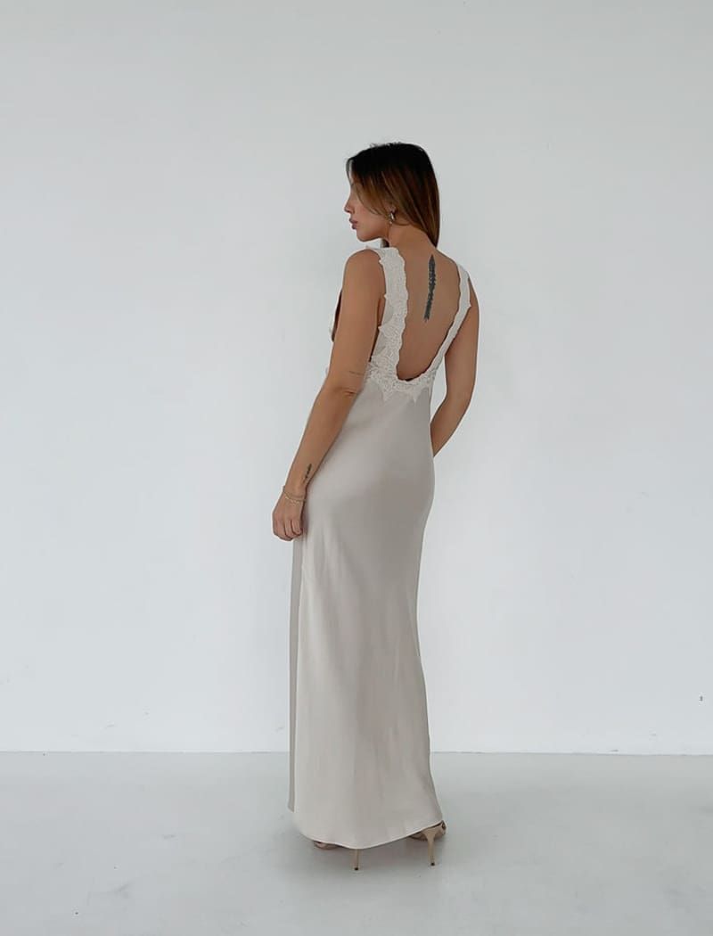 Venice Maxi Dress | Dove sold by Rumored product image thumbnail 4