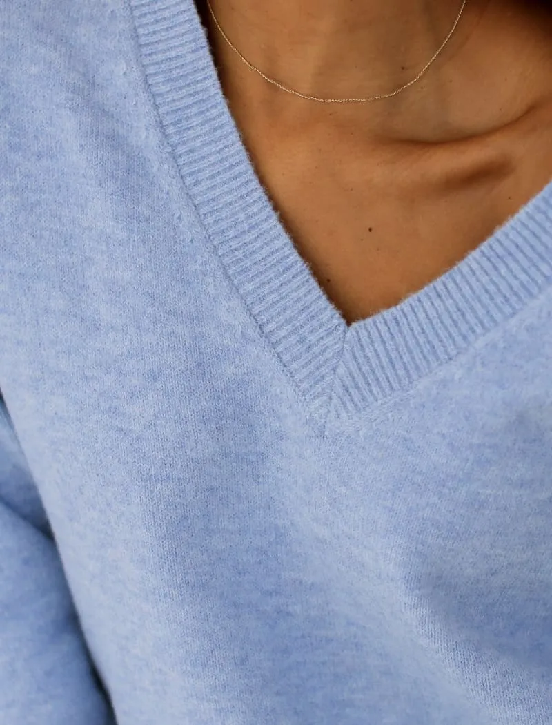 Hunter V-Neck Sweater | Cloud sold by Rumored product image thumbnail 4