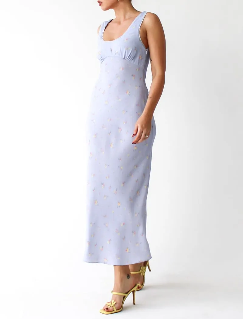 North Country Midi Dress | Forget-Me-Not sold by Rumored product image thumbnail 3
