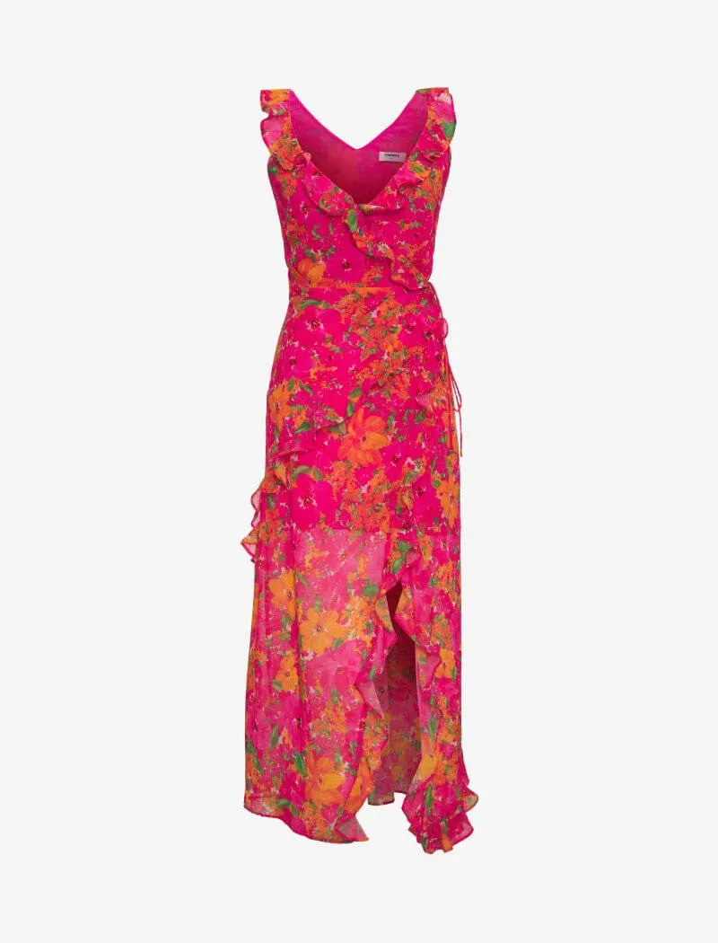 Just like Heaven Maxi Dress | Electric Begonia sold by Rumored product image thumbnail 2
