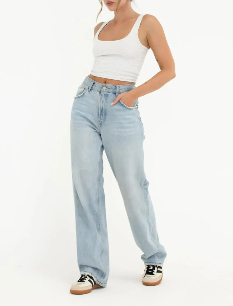 Classic Ribbed Tank | Carrara sold by Rumored product image thumbnail 4