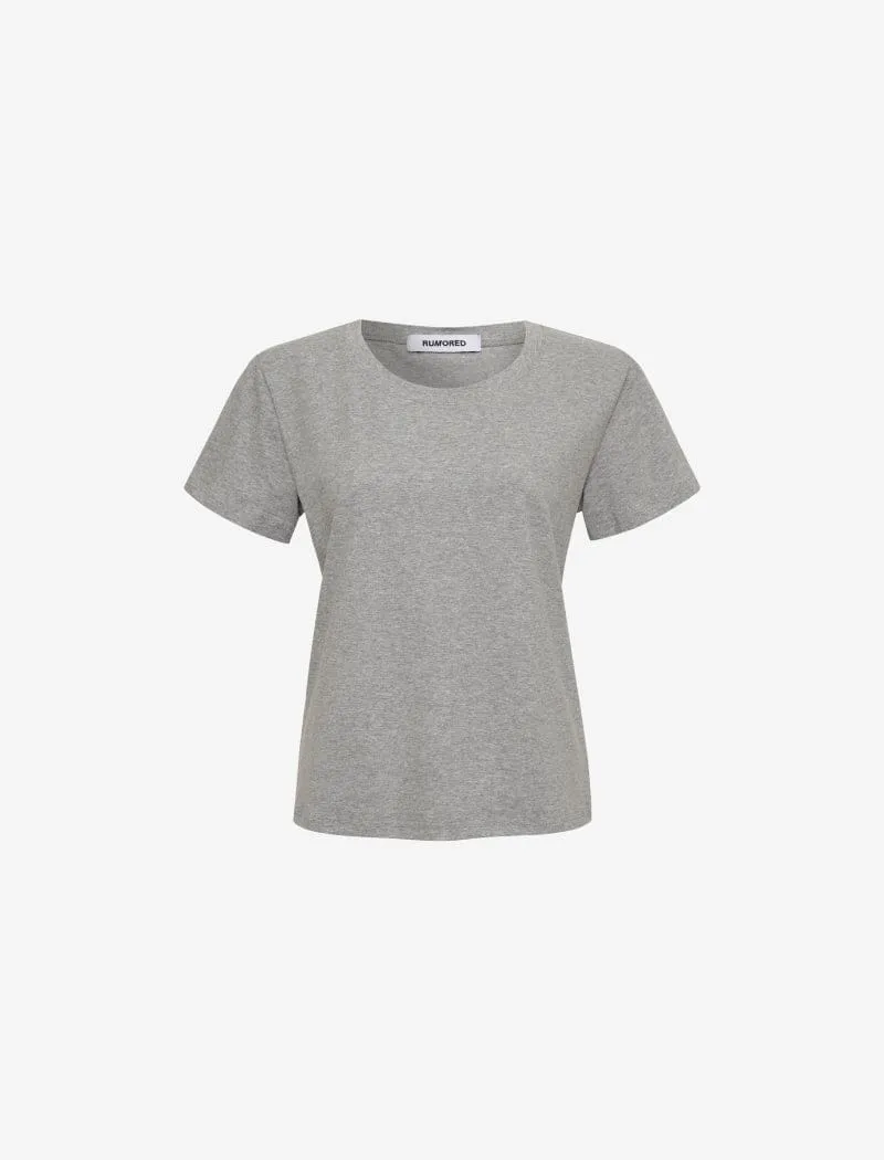 Essential Tee | Heather Gray sold by Rumored