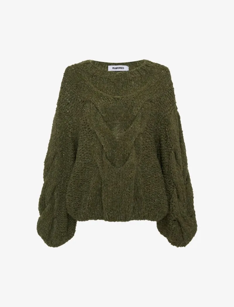 Nonna Sweater | Moss sold by Rumored product image thumbnail 2