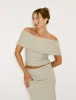 Fairfield Foldover Top | Latte sold by Rumored