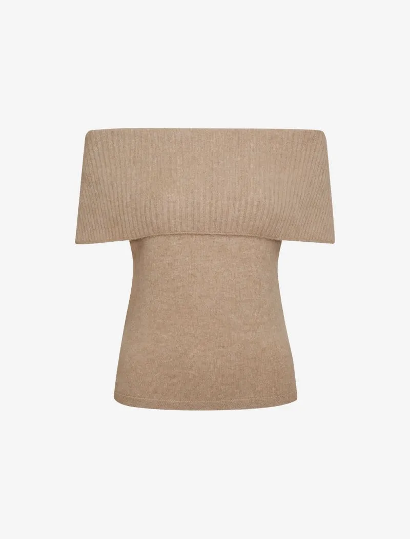 Fairfield Foldover Top | Latte sold by Rumored product image thumbnail 2