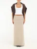 Fairfield Foldover Maxi Skirt | Latte sold by Rumored