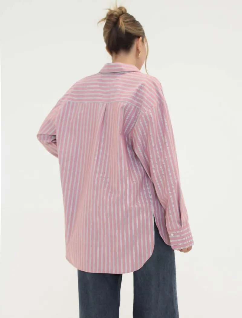 Ex-Boyfriend Button Up | Nantucket Stripe sold by Rumored product image thumbnail 5