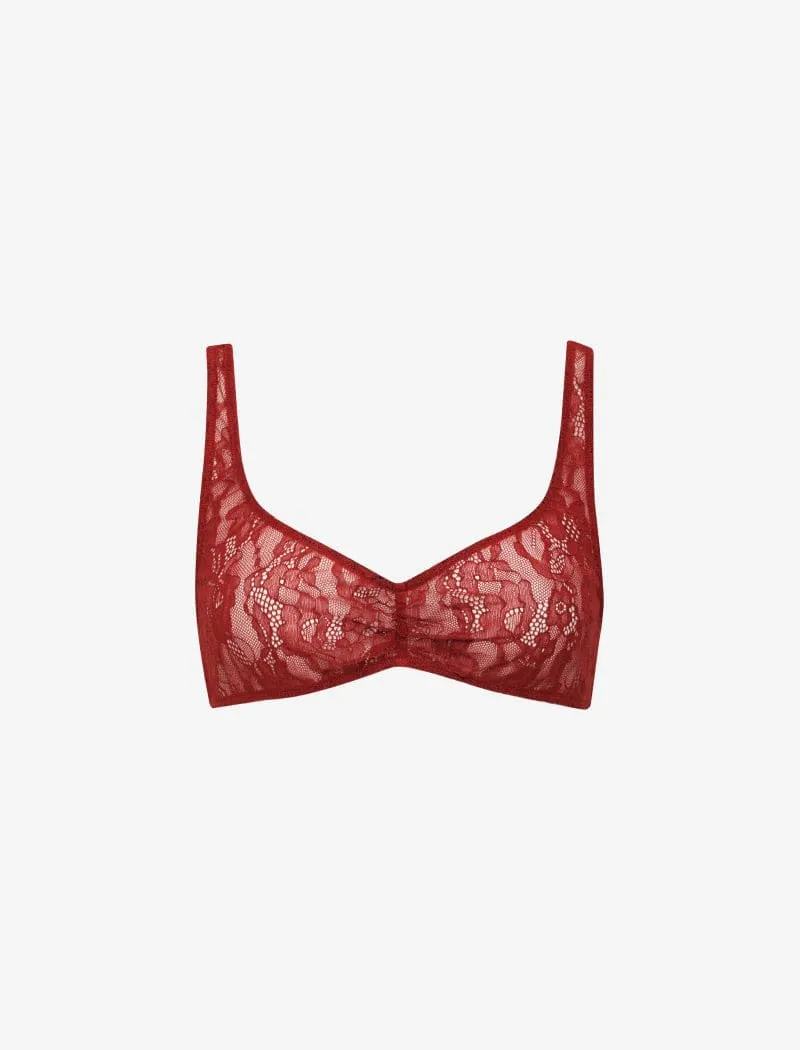 Smitten Bra | Crimson Lace sold by Rumored product image thumbnail 2
