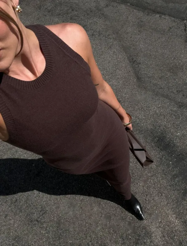 Stella Maxi Dress | Espresso sold by Rumored