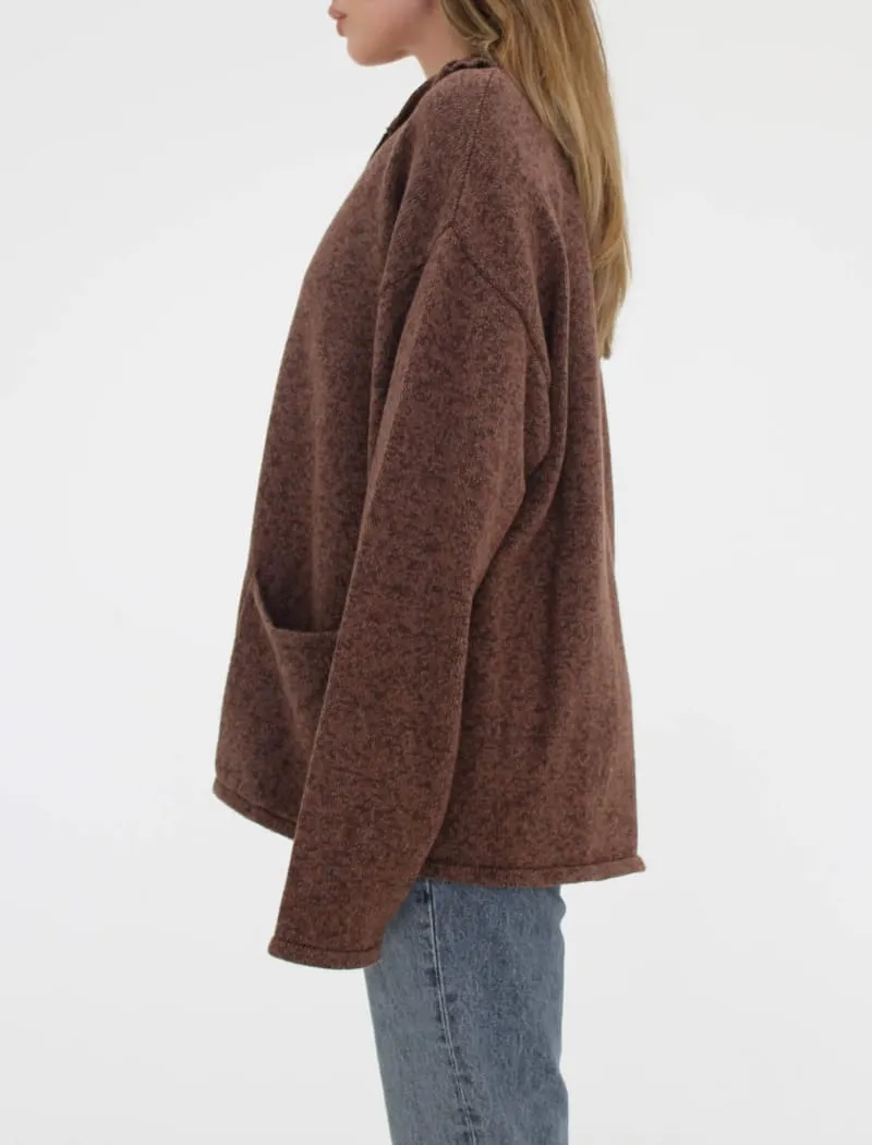 Weekender Quarter Zip | Latte Heather sold by Rumored product image thumbnail 4