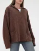 Weekender Quarter Zip | Latte Heather sold by Rumored