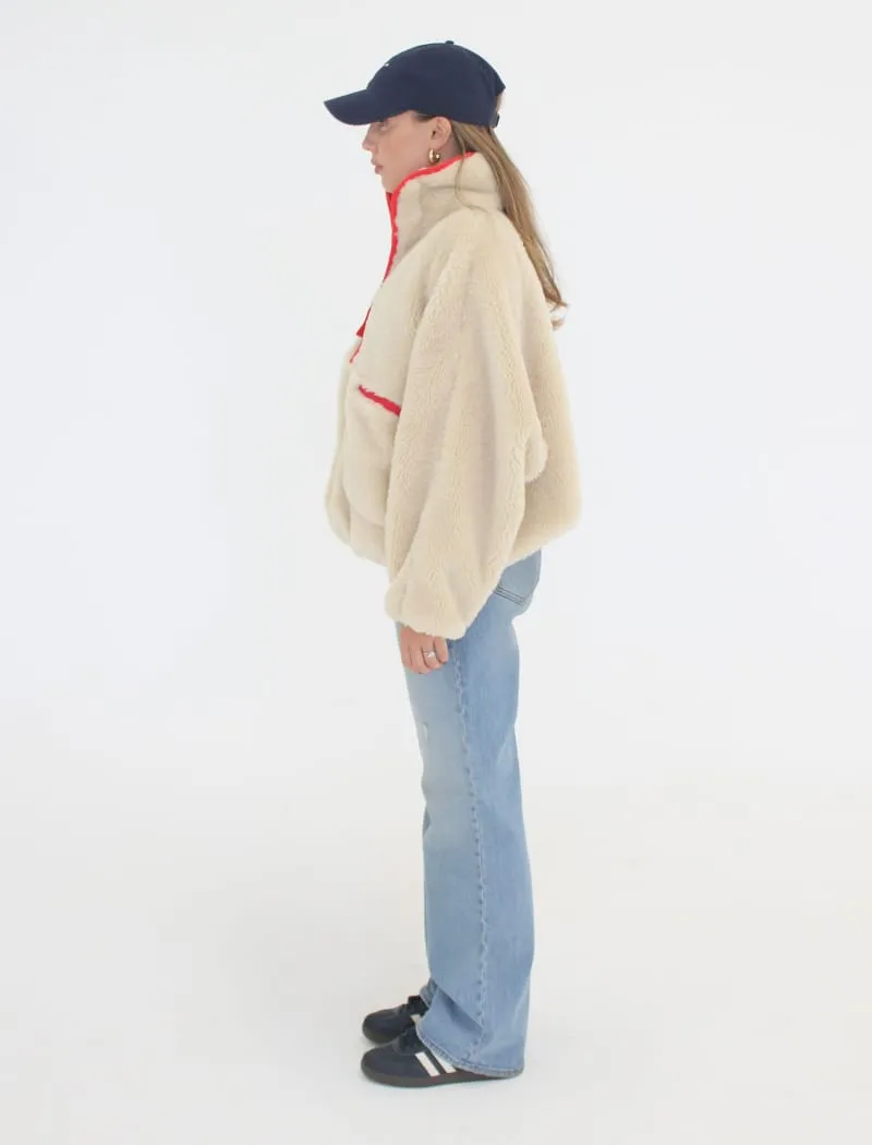 Sun Valley Sherpa | Ecru sold by Rumored product image thumbnail 4