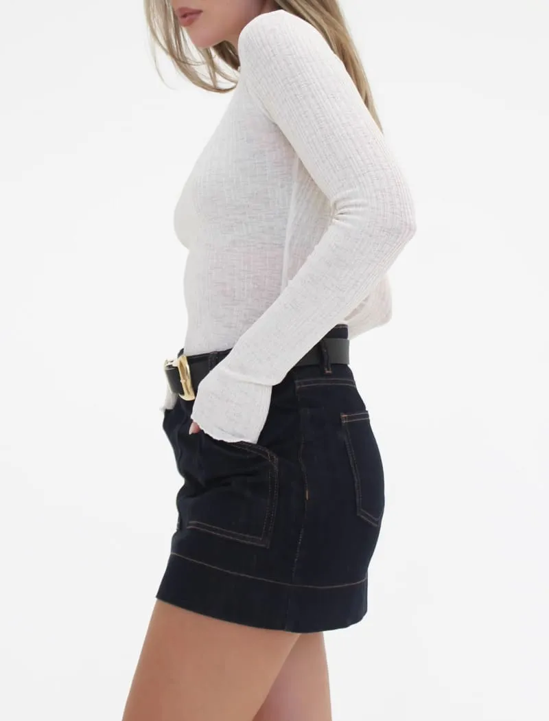 Hudson Top | Cream sold by Rumored product image thumbnail 4