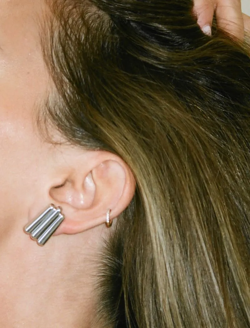 Roxanne Studs | Silver sold by Rumored product image thumbnail 4