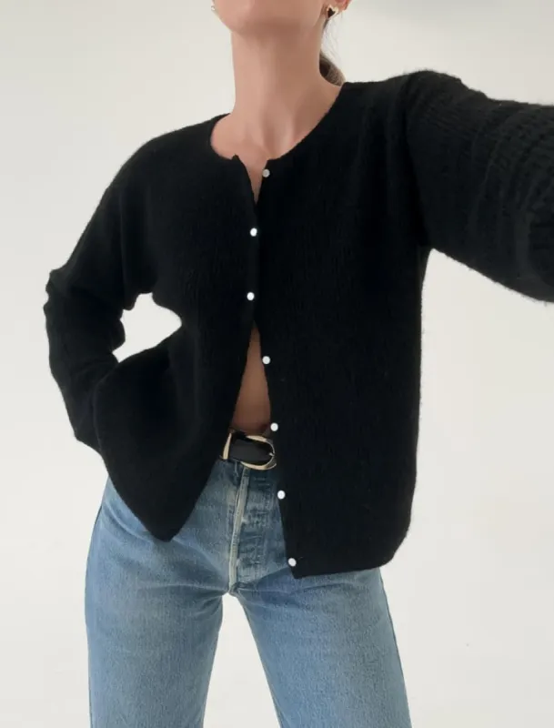Newport Cardigan | Black made by Rumored