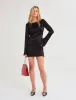 Sweet Talker Mini Dress | Black sold by Rumored