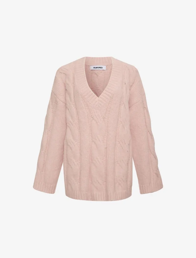 Whistler V-Neck Sweater | Petal sold by Rumored product image thumbnail 2