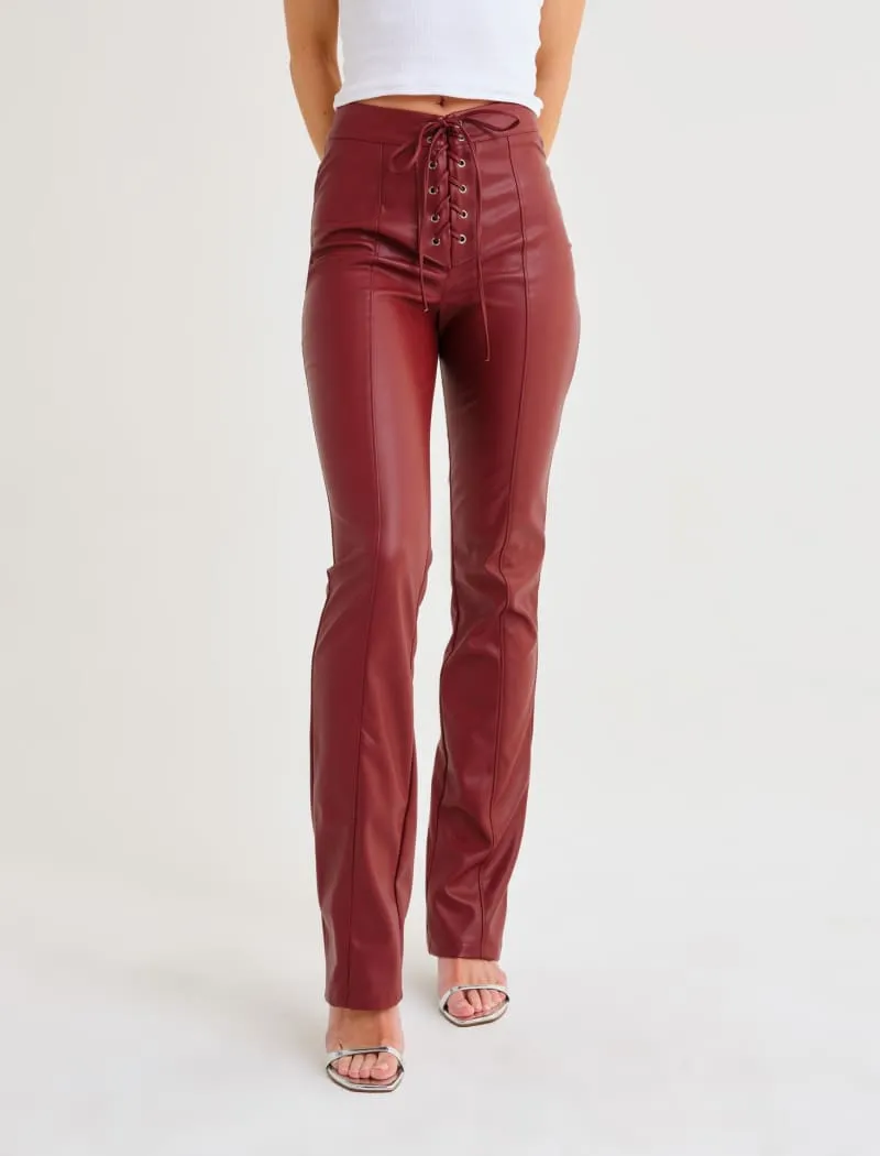 Straight Shooter Pant | Cherrywood sold by Rumored product image thumbnail 4