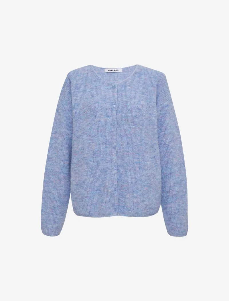 Newport Cardigan | Blue Heather sold by Rumored product image thumbnail 2