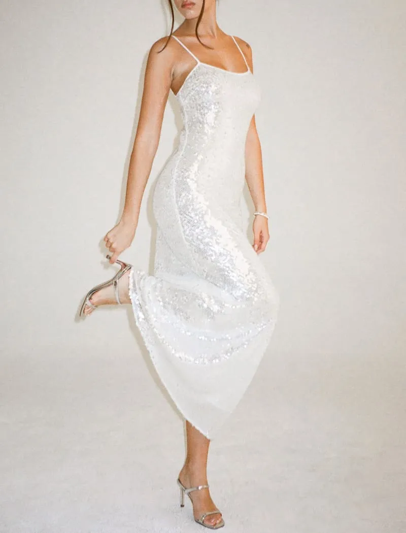 Vintage Slip Maxi Dress | Prosecco sold by Rumored product image thumbnail 5