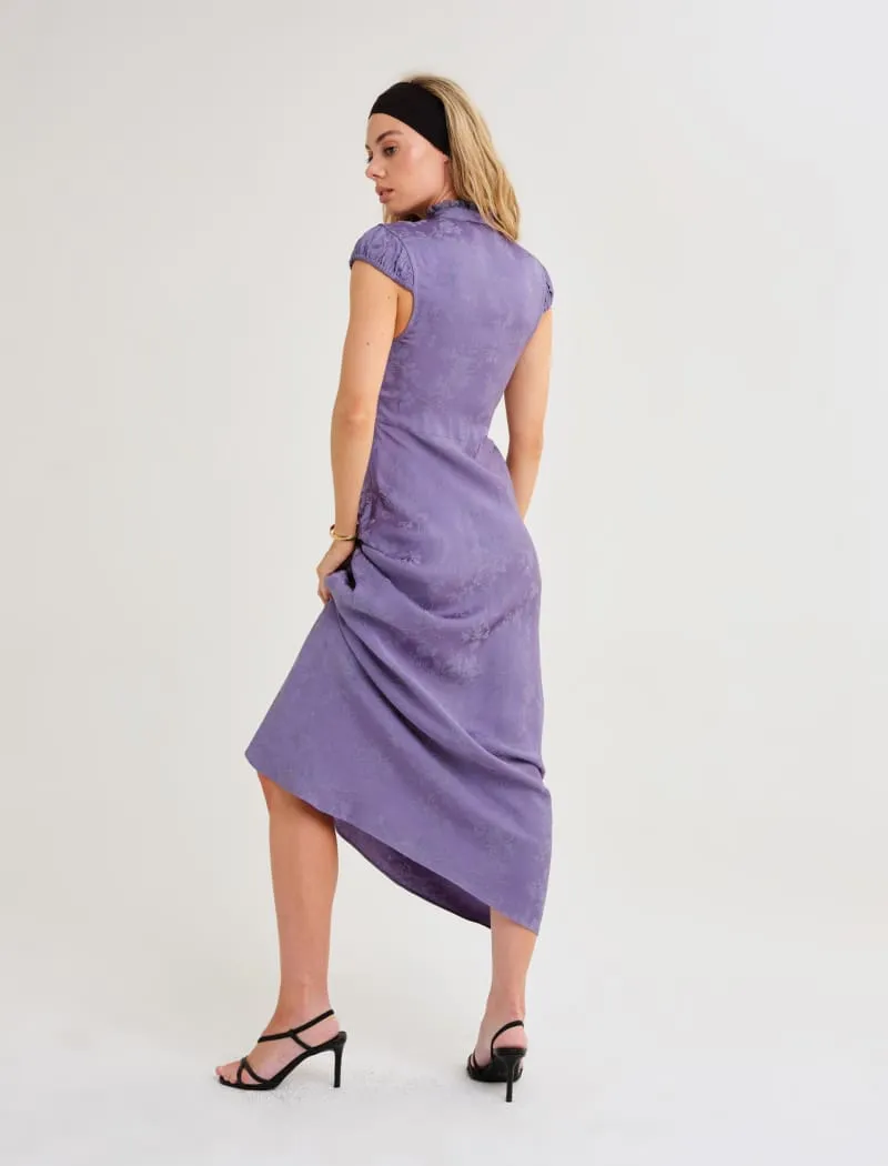 Portofino Maxi Dress | Indigo Jacquard sold by Rumored product image thumbnail 4