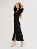 Honey Duster Maxi Dress | Black sold by Rumored
