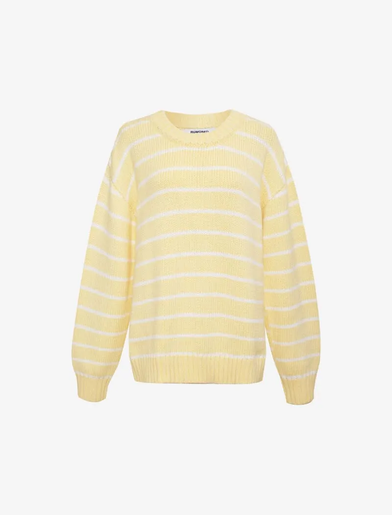 Bayside Sweater | Banana Stripe sold by Rumored product image thumbnail 2