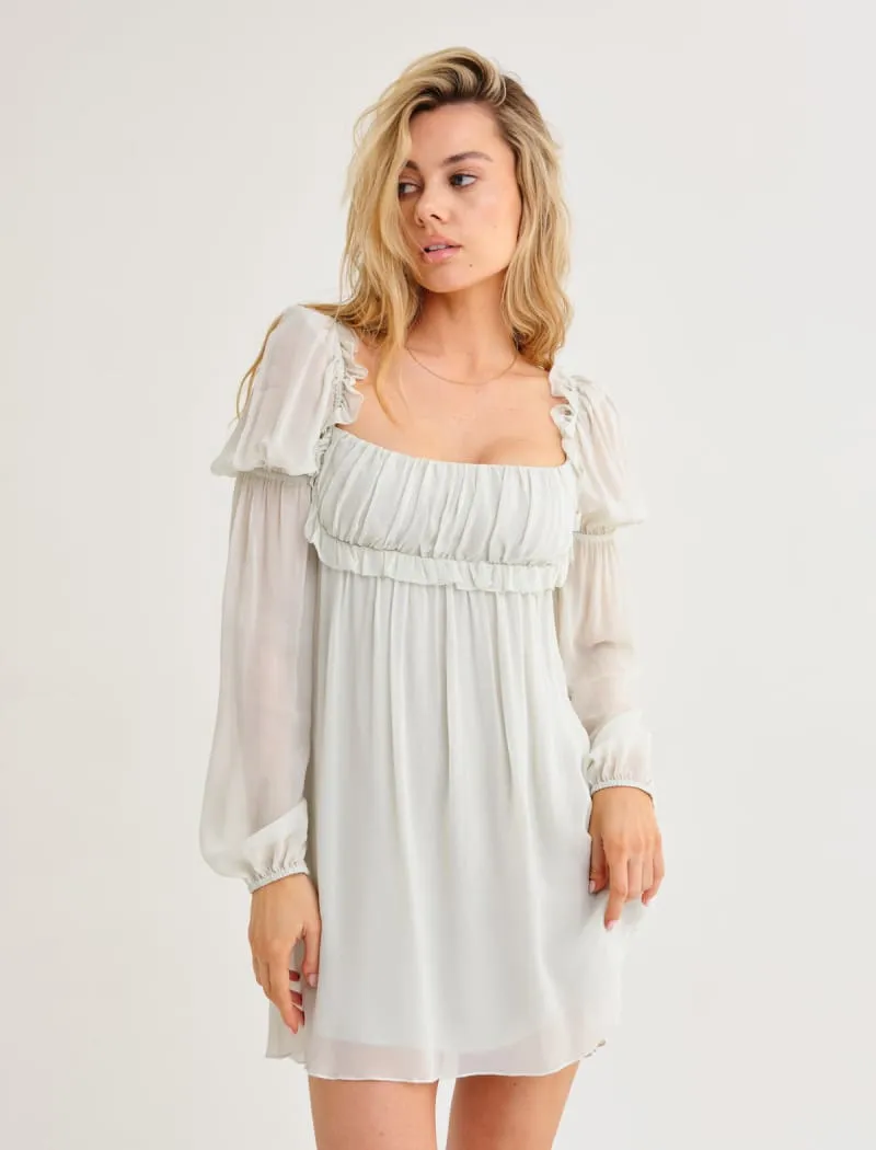 Only You Mini Dress | Sage sold by Rumored product image thumbnail 3