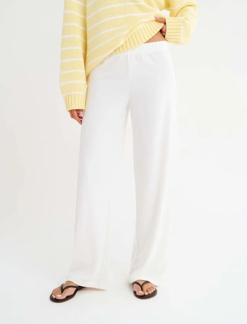 Lounge Pant | White Terry sold by Rumored product image thumbnail 3