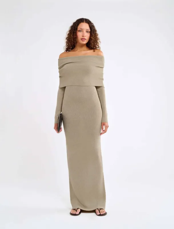 Winona Maxi Dress | Oyster sold by Rumored