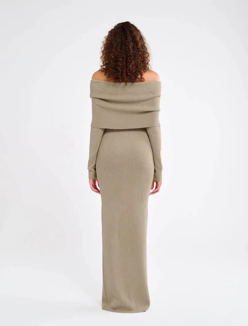 Winona Maxi Dress | Oyster sold by Rumored product image thumbnail 4