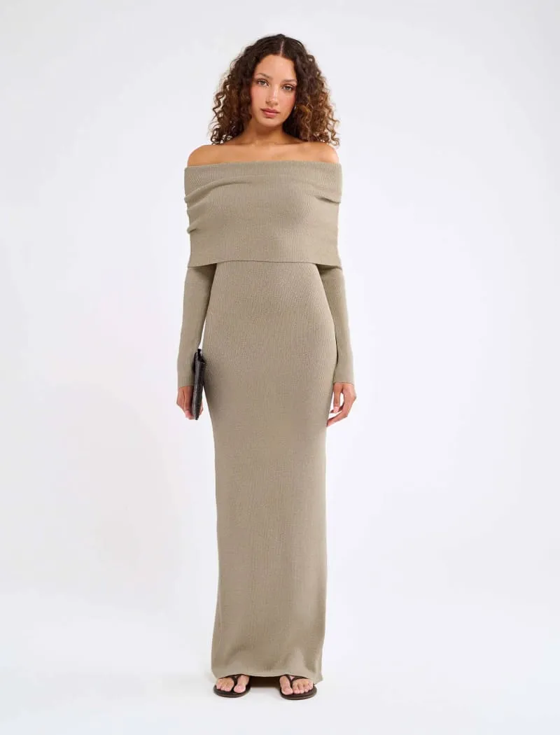 Winona Maxi Dress | Oyster sold by Rumored product image thumbnail 3