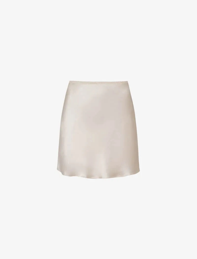 Silhouette Mini Skirt | Ivory sold by Rumored product image thumbnail 2