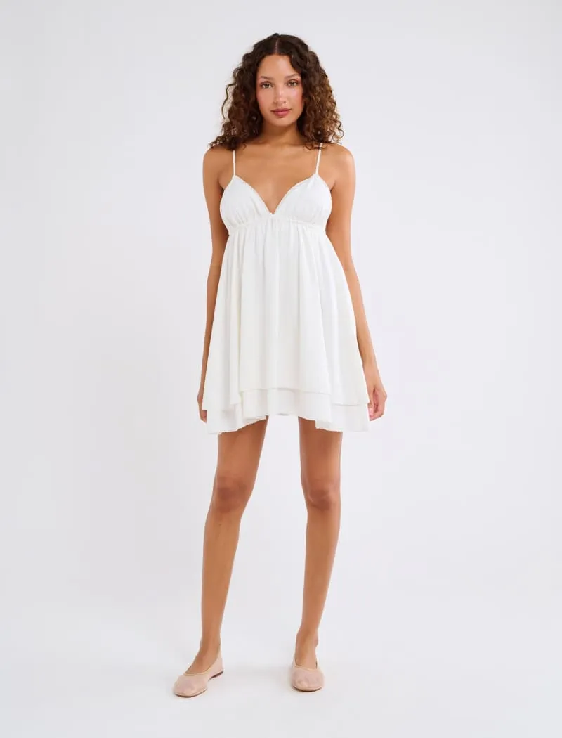 Shoreline Mini Dress | White sold by Rumored product image thumbnail 3