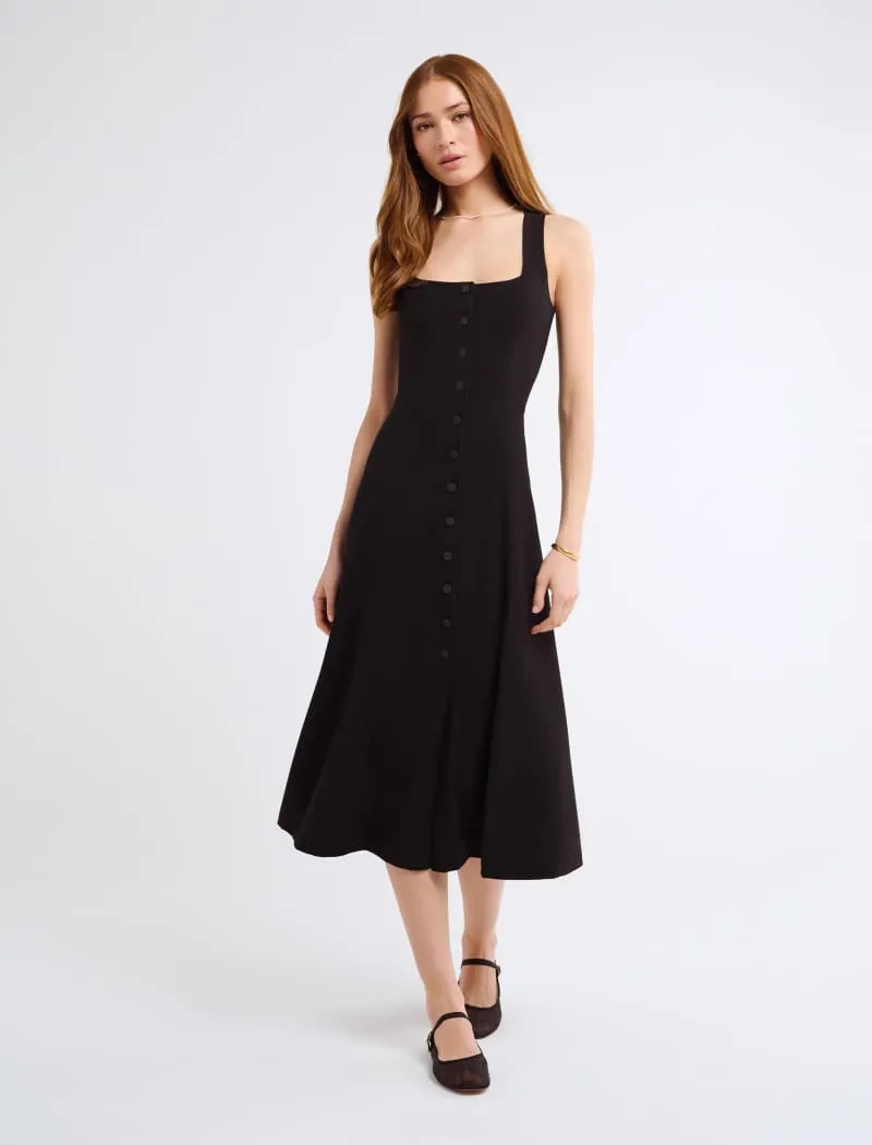 Mayfair Midi Dress | Black sold by Rumored