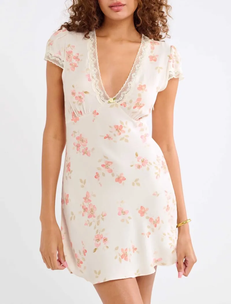 Essex Mini Dress | Whisper Floral sold by Rumored product image thumbnail 5