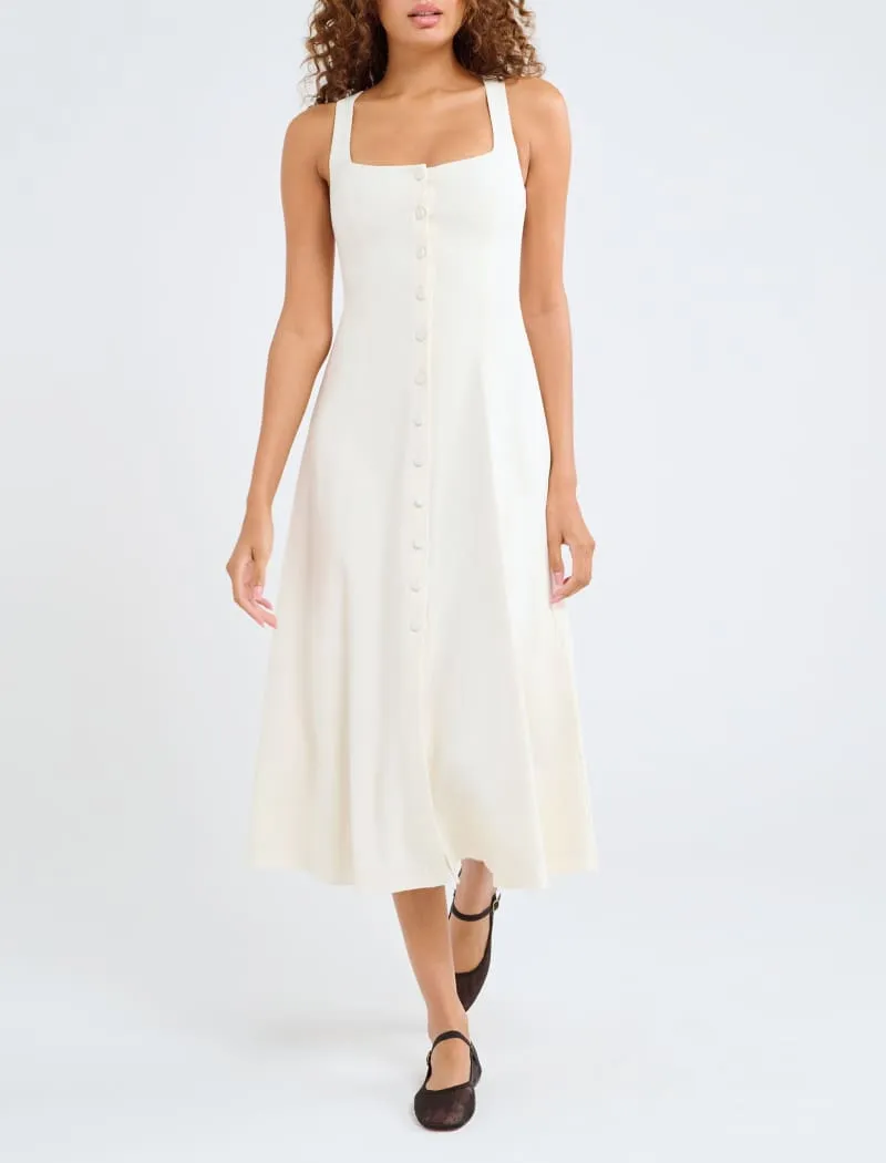 Mayfair Midi Dress | Cream sold by Rumored product image thumbnail 5
