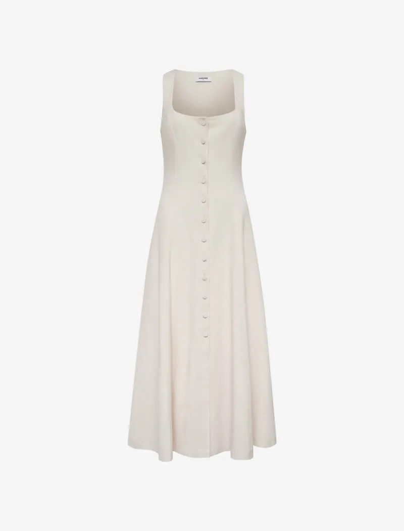 Mayfair Midi Dress | Cream sold by Rumored product image thumbnail 2
