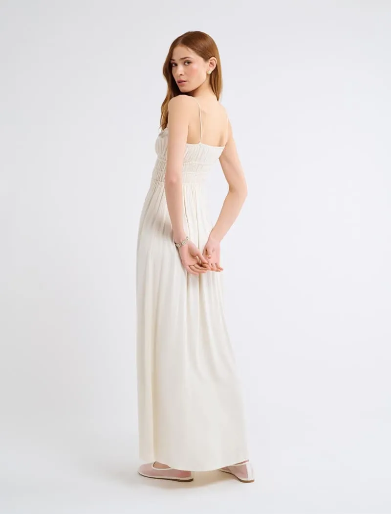 Positano Maxi Dress | Cream sold by Rumored product image thumbnail 4