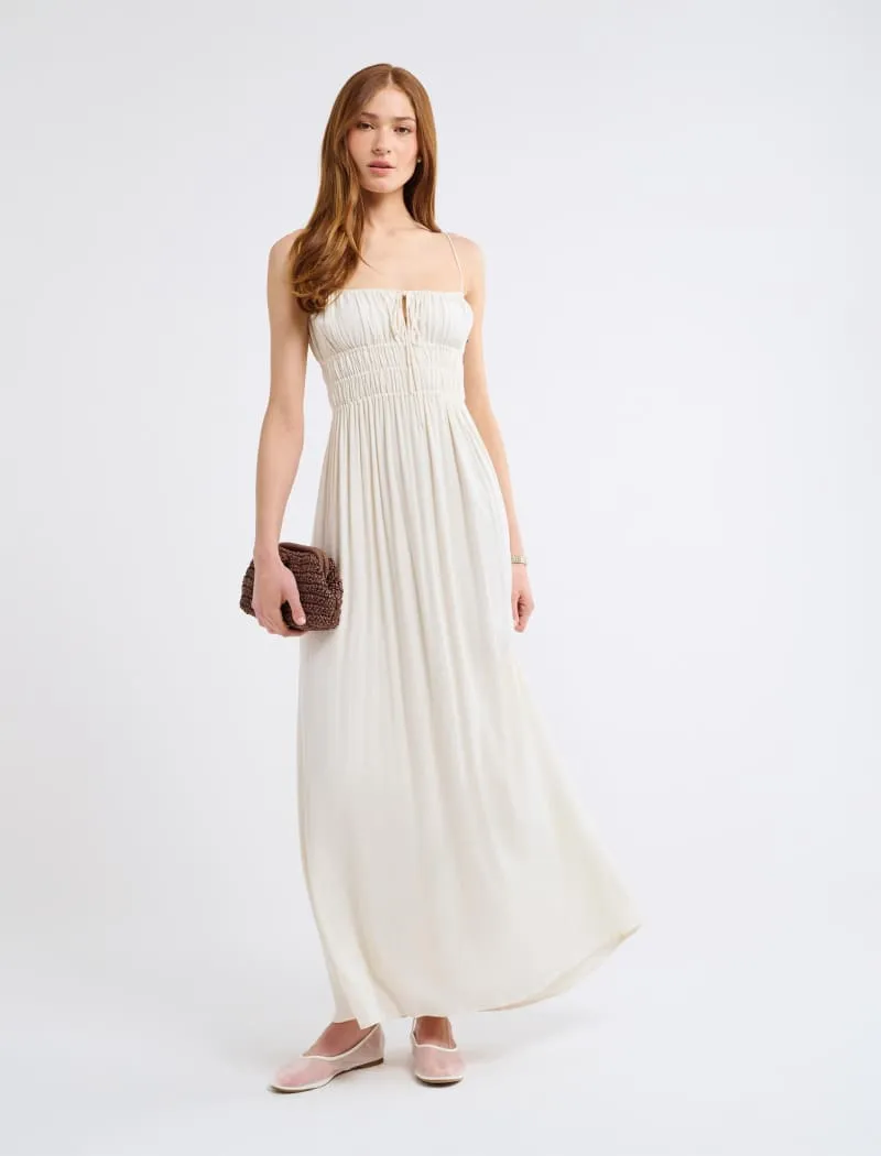 Positano Maxi Dress | Cream sold by Rumored product image thumbnail 5