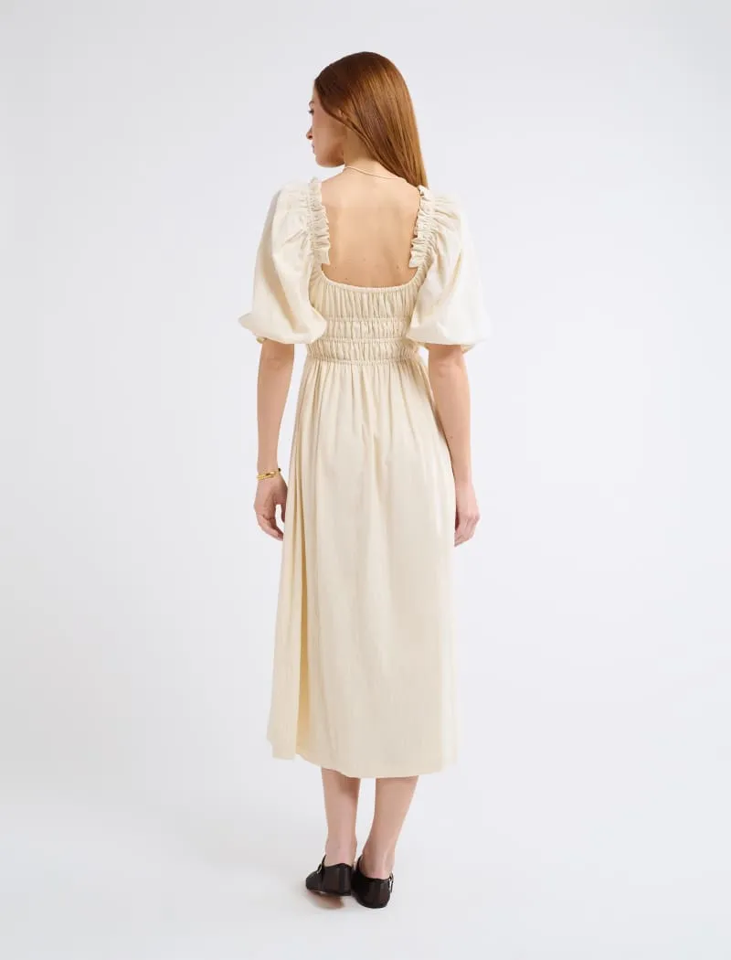 Darling Midi Dress | Cream sold by Rumored product image thumbnail 4
